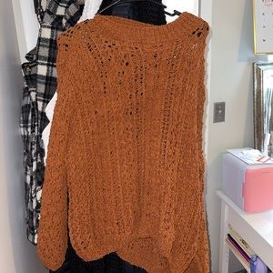 Rust sweater